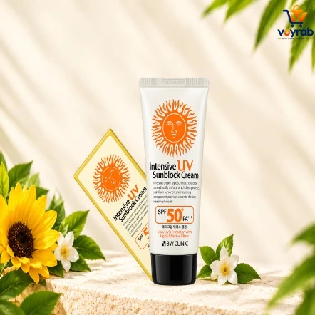 3W Clinic Intensive UV Sunblock Cream SPF50+ PA+++